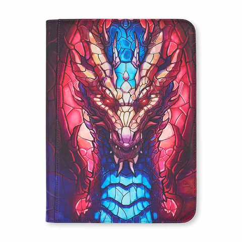 Arcane Fortress: 9-Pocket Binder - Fire & Ice Dragon
