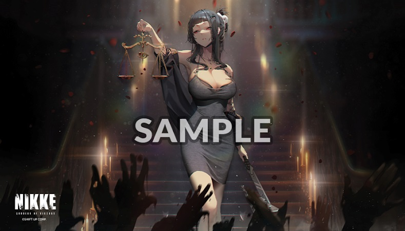 Playmat: Bushi  Supplies Rubber Playmat- Goddess of VIctory: Nikke : KIll The lord