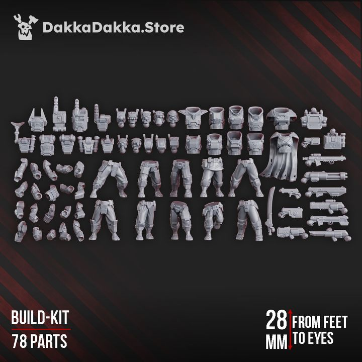 MSC Operations Team 2nd Division (build kit) | DakkaDakka | Grim Dark