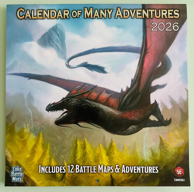 Calendar of Many Adventures 2026