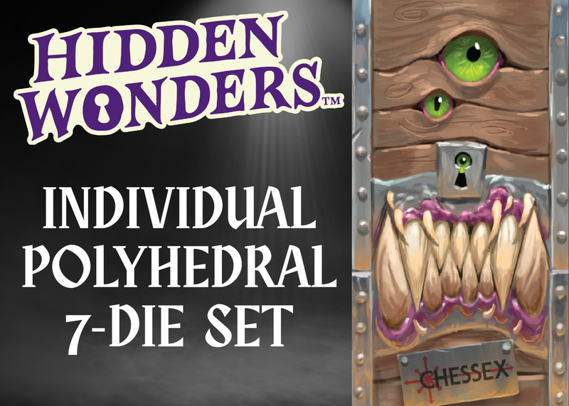 Hidden Wonders™ Assorted 7-Die Polyhedral Set