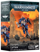 Warhammer 40K: Space Marines - Captain w/ Jump Pack and Relic Shield