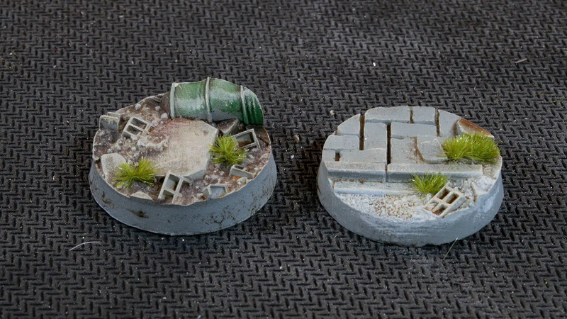 Gamers Grass: Urban Warfare Bases, Round 25mm (x10)