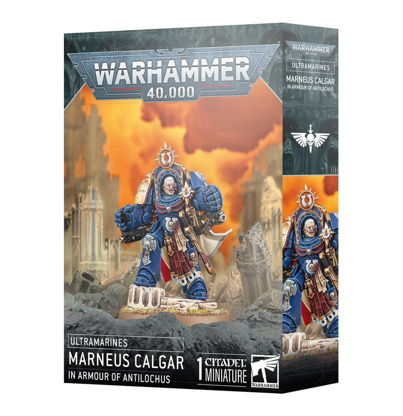 Warhammer 40k: Ultramarines - Marneus Calgar in Armour of Antilochus