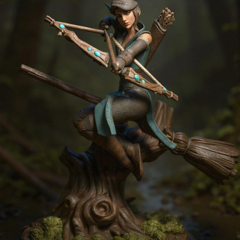 Vex'ahlia (Vox Machina) 40mm Scale Miniature | Crisis Protocol Proxy | C27