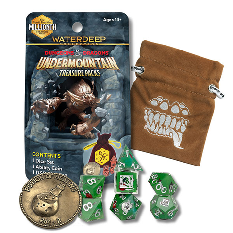 D&D Undermountain Treasure Pack Dice Set PDQ 2025