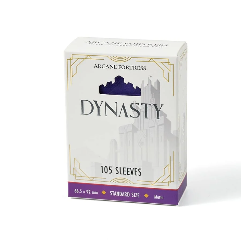 Arcane Fortress: Dynasty Card Sleeves (Purple)