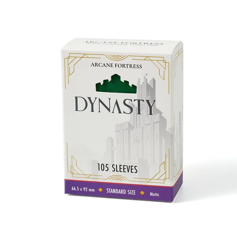 Arcane Fortress: Dynasty Collection: Forest Green Matte Sleeves 105ct