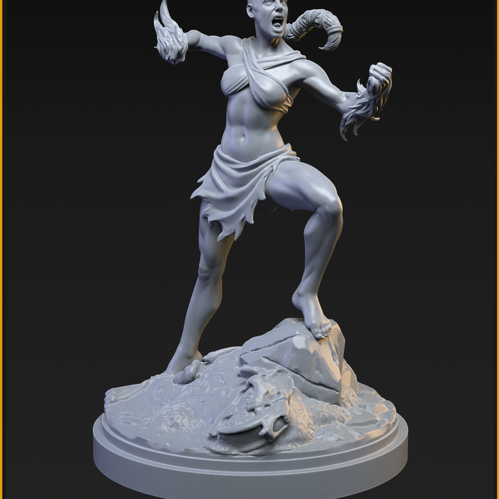 One Million B.C. Iron Fist (40mm on 35mm Base) | Crisis Protocol Proxy | C27