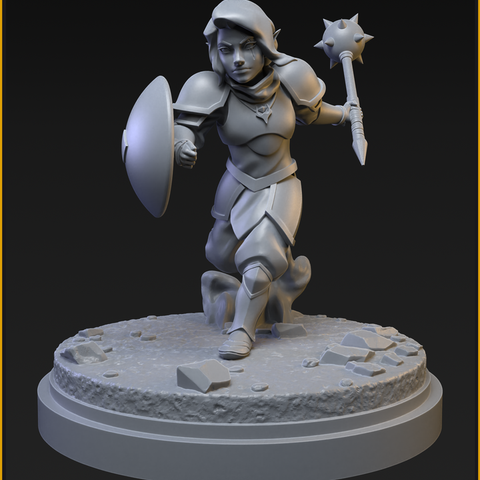 Pike (Vox Machina) (40mm on 35mm Base) | Crisis Protocol Proxy | C27