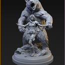 Mirage & Bear (40mm on 50mm Base) | Crisis Protocol Proxy | C27