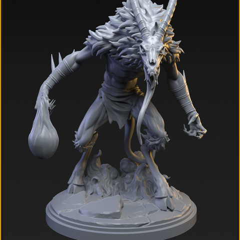 Krampus (40mm on 50mm Base) | Crisis Protocol Proxy | C27