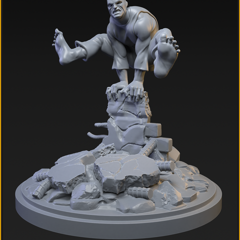 Classic Beast (40mm on 50mm Base) | Crisis Protocol Proxy | C27