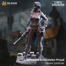 Lt. Gwendolen Proud - Senior Justiciar | 3D Printed Miniature | DM Stash