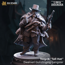 Torgrik Tall Hat - Dwarven Gunslinger | 3D Printed Miniature | DM Stash