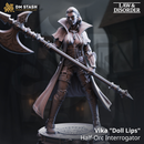 Vika "Doll Lips" - Half-Orc Interrogator | 3D Printed Miniature | DM Stash