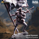 Lionel Donmeir - Squire of Justice | 3D Printed Miniature | DM Stash