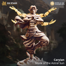 Caryian - Monk of the Astral Sun | 3D Printed Miniature | DM Stash