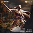 Elwahid - Sword of the Sands | 3D Printed Miniature | DM Stash