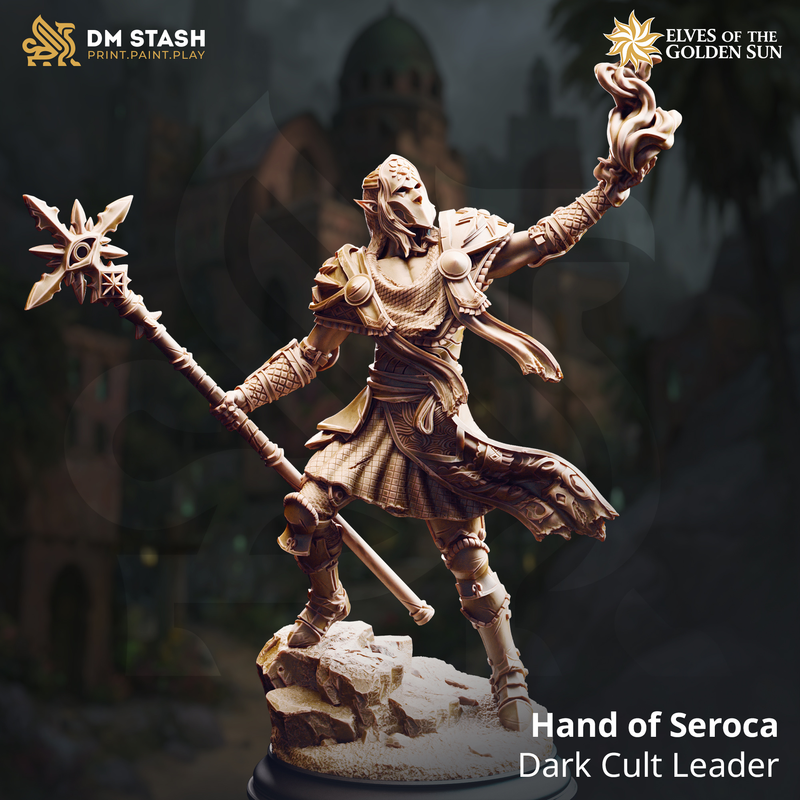 Hand of Seroca - Dark Cult Leader | 3D Printed Miniature | DM Stash