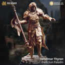 Vendimar Thyran - Dark Sun Paladin | 3D Printed Miniature | DM Stash