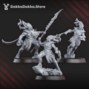 Spacelair Coven of Squallers x6 | Grimdark Sci-Fi Miniature | 3D Printed | Dakka Dakka