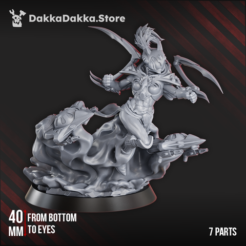 Phoneuria the Webstriders Queen | Grimdark Sci-Fi Miniature | 3D Printed | Dakka Dakka