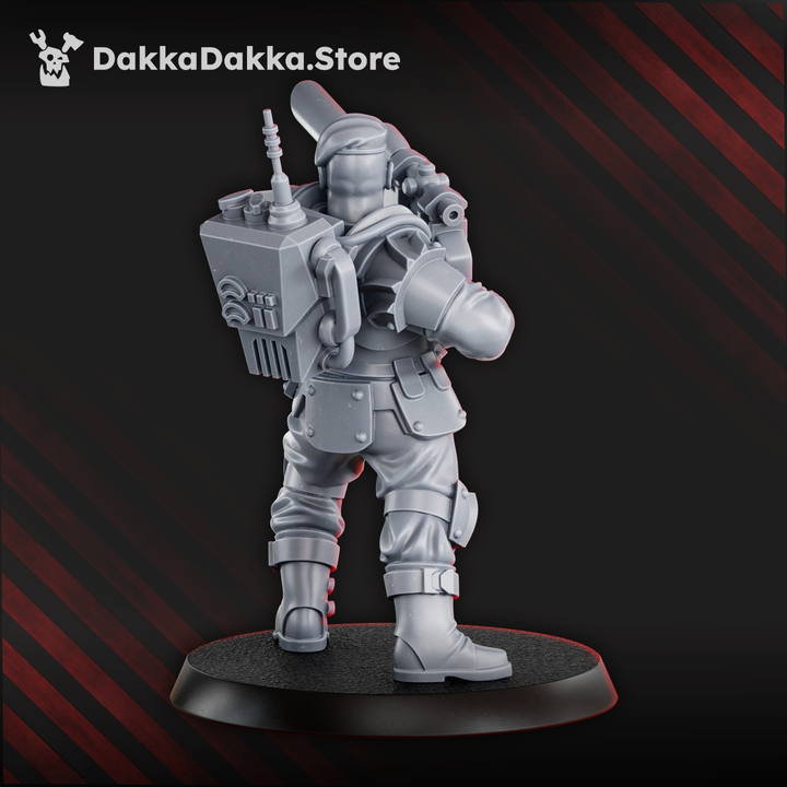 Phaeton Guardsman | Grimdark Sci-Fi Miniature | 3D Printed | Dakka Dakka