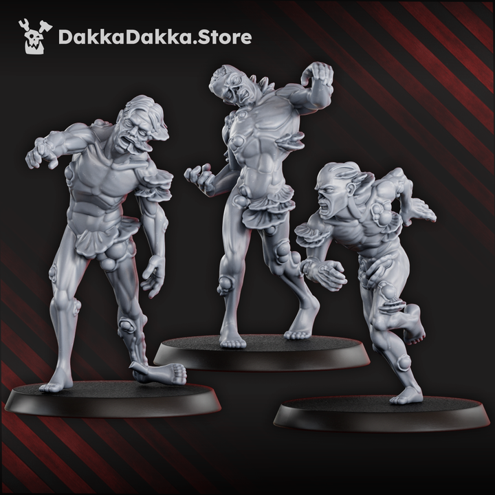 Walking Mass x10 | Grimdark Sci-Fi Miniature | 3D Printed | Dakka Dakka