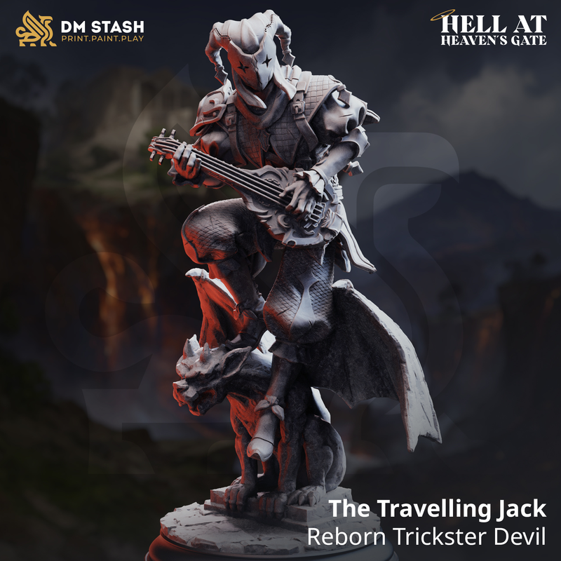 Travelling Jack - Reborn Trickster Devil | 3D Printed Miniature | DM Stash