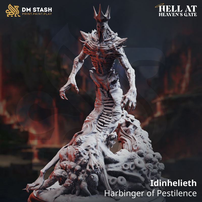 Idinhelieth - Harbinger of Pestilence | 3D Printed Miniature | DM Stash