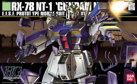 Bandai Spirits HGUC 047 1/144 Gundam RX-78NT-1 Gundam NT1 Scale Kit Model Kit