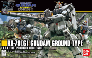 Bandai Gundam Model Kit: HG 1/144 - Gundam Ground Type