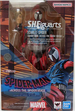 Spider-Man: Across the Spider-Verse Figure: Tamashii Nations S.H.Figuarts- Scarlet Spider (Spider-Man: Across the Spider-Verse)