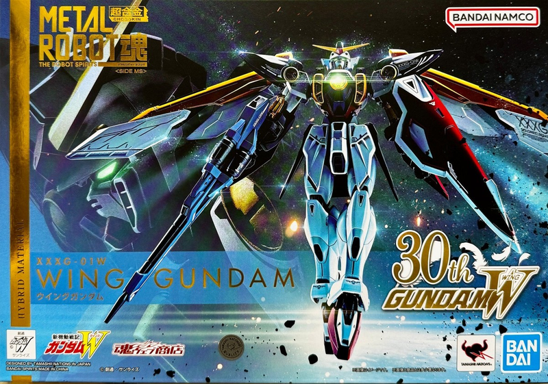 Bandai Spirits Gundam Figure: Tamashii Nations Metal Robot Spirits- Wing Gundam