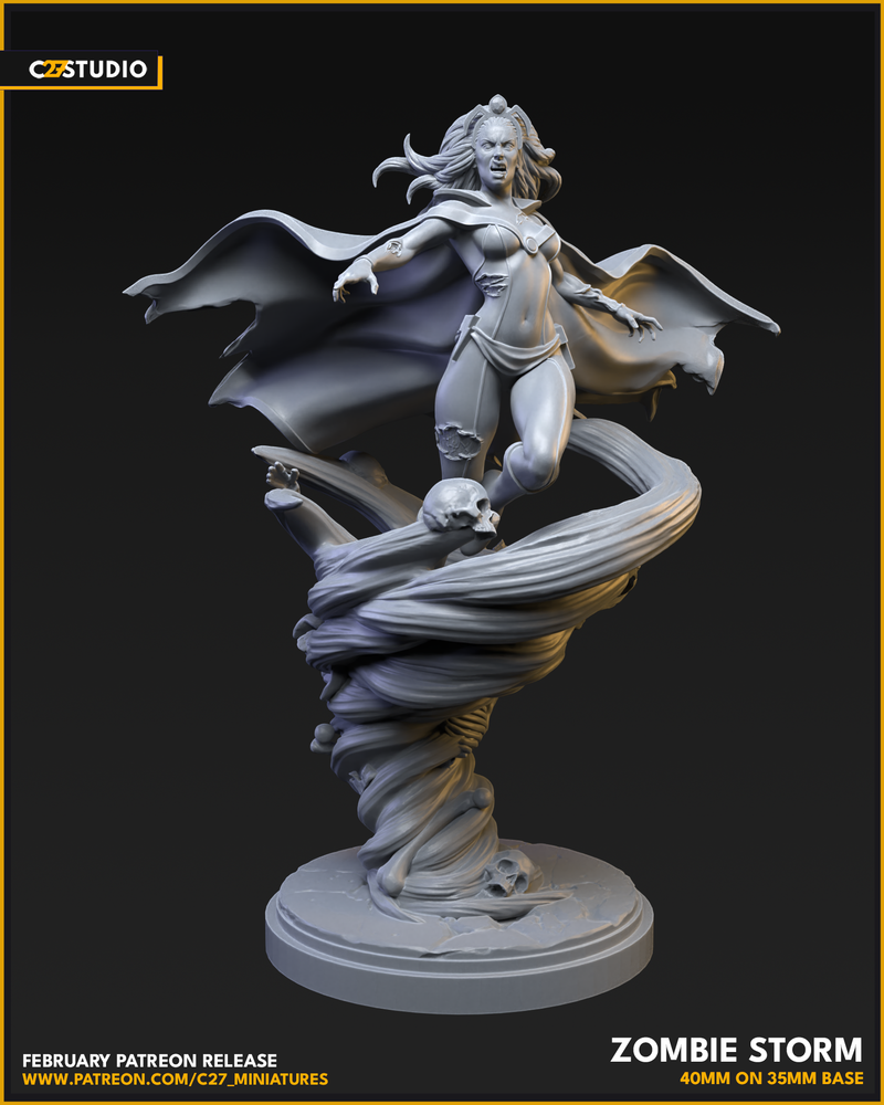 Zombie Storm 40mm Miniature - MCP Proxy