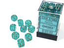 Chessex Borealis 12mm d6 Dice Block (36 Count)