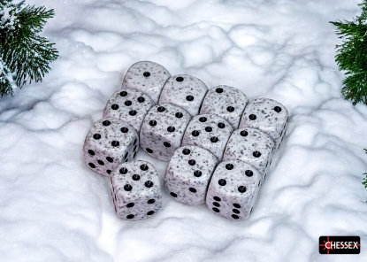 Chessex Speckled 16mm d6 Dice Block (12 Count)