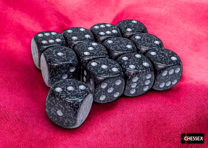 Chessex Speckled 16mm d6 Dice Block (12 Count)