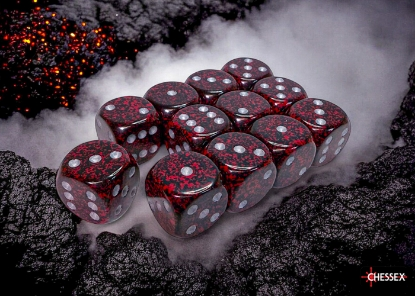 Chessex Speckled 16mm d6 Dice Block (12 Count)
