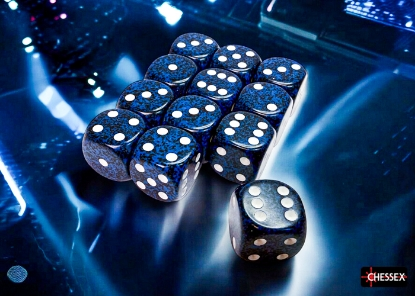 Chessex Speckled 16mm d6 Dice Block (12 Count)