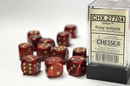 Chessex Glitter 16mm d6 Dice Block (12 Count)