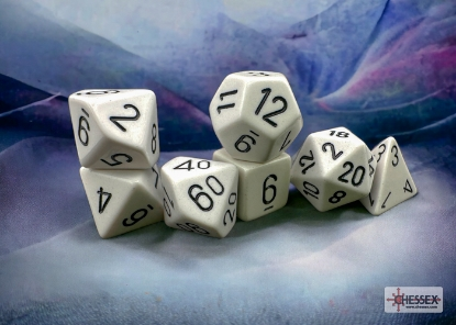 Chessex Opaque Polyhedral 7-Dice Set