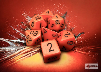 Chessex Opaque Polyhedral 7-Dice Set
