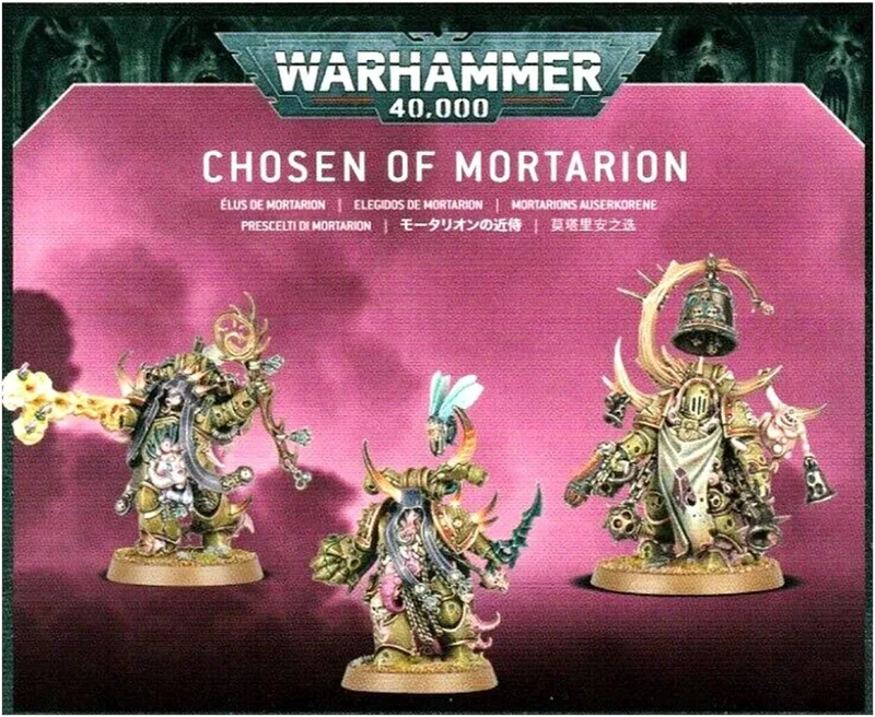 Warhammer 40k: Death Guard - Malignant Plaguecaster, Noxious Blightbringer, and Plague Marine Champion