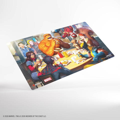 Game Genic - Super Heroes Playmats - Heroic Feast