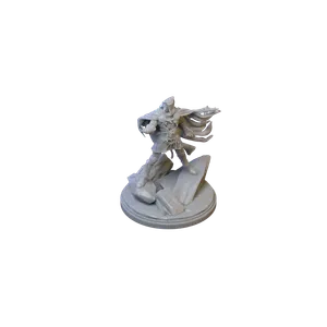 Zombie Doctor Doom (with 50mm Base) 40mm Miniature - MCP Proxy