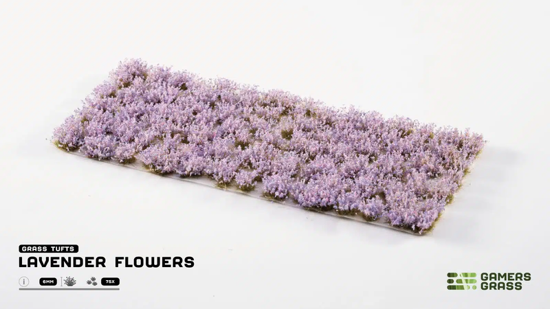 Gamers Grass Tufts - Lavender Flowers