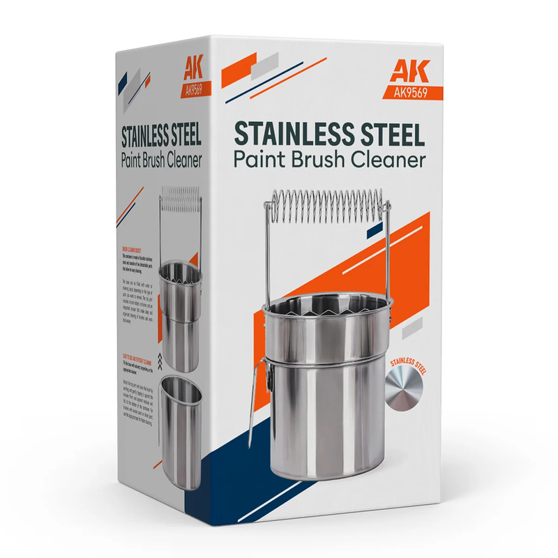 AK Interactive Stainless Steel Paint Brush Cleaner