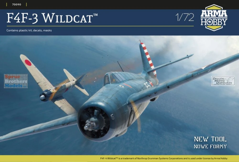 ARM70073 1:72 Arma Hobby P-51D Mustang Very Long Range (Copy)